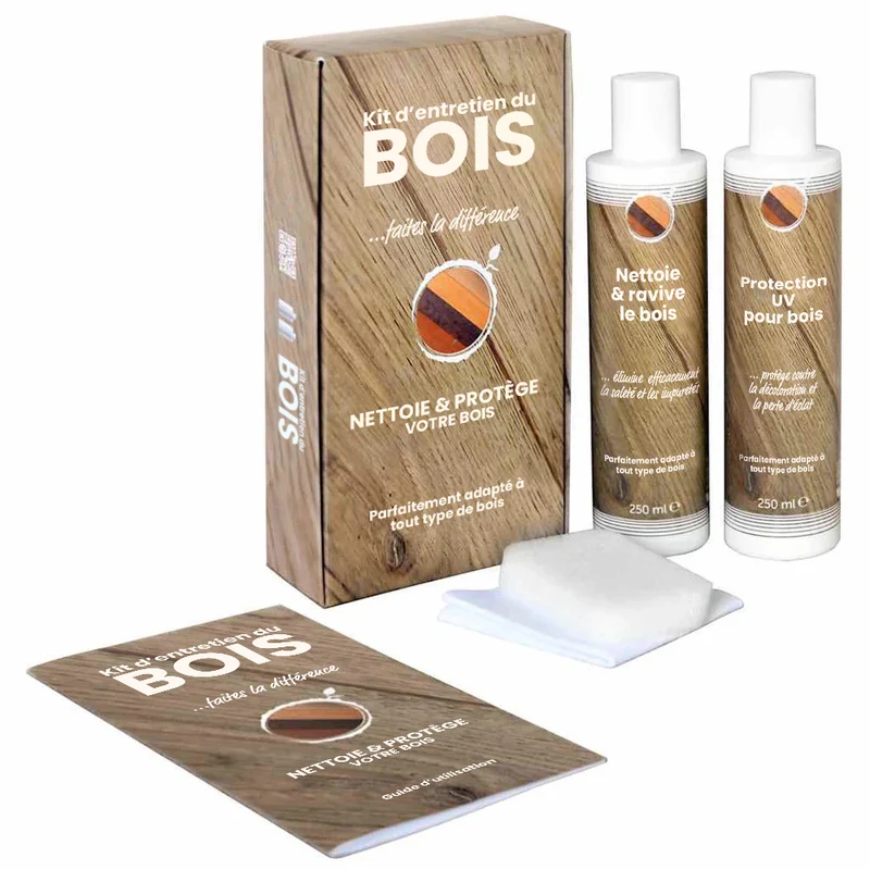 Kit de Produits d'Entretien du Bois