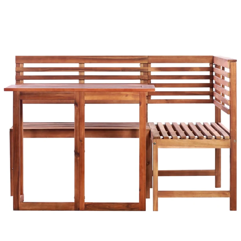 Banc de Jardin Angle avec Table