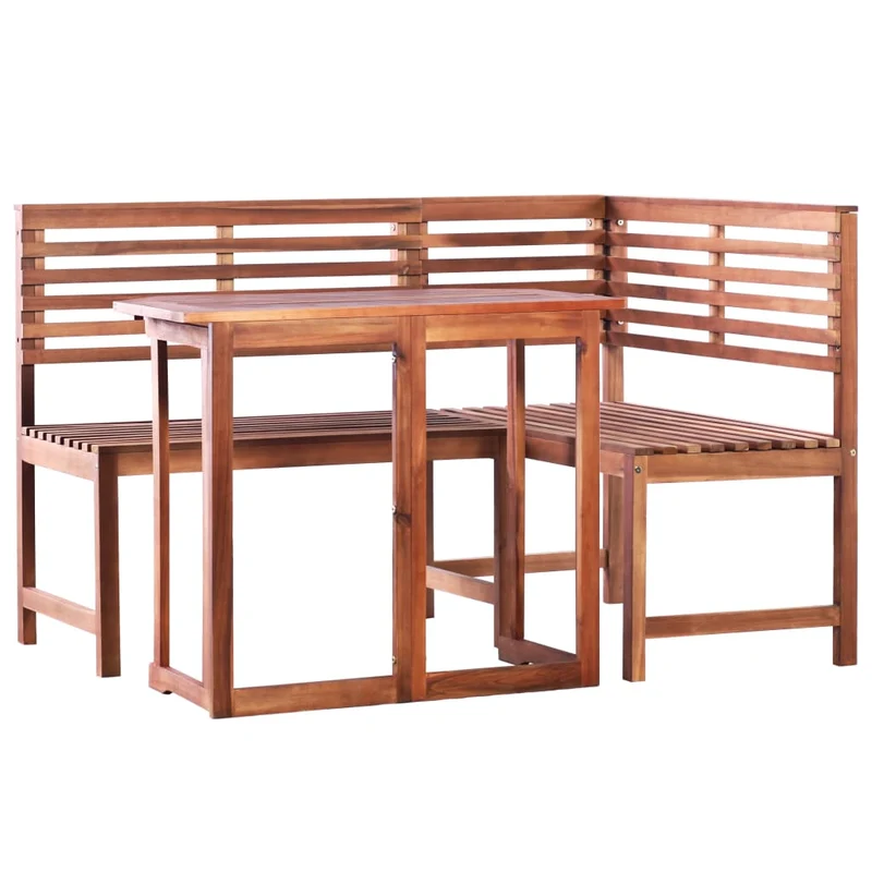 Banc de Jardin Angle avec Table