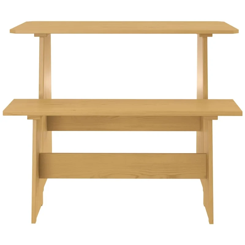 Ensemble Table et Banc en Bois
