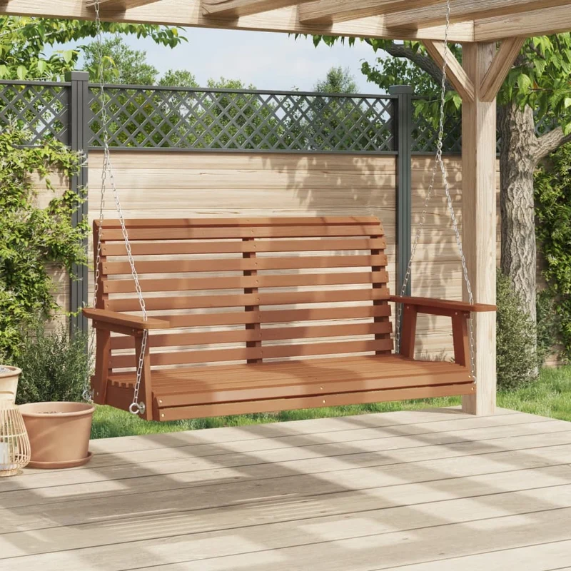 Banc en Bois Suspendu