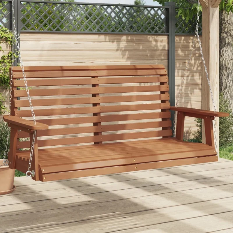 Banc en Bois Suspendu