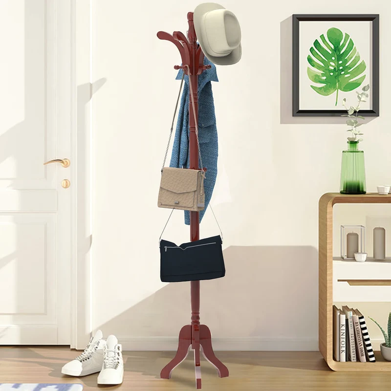Porte manteau perroquet Bois Foncé