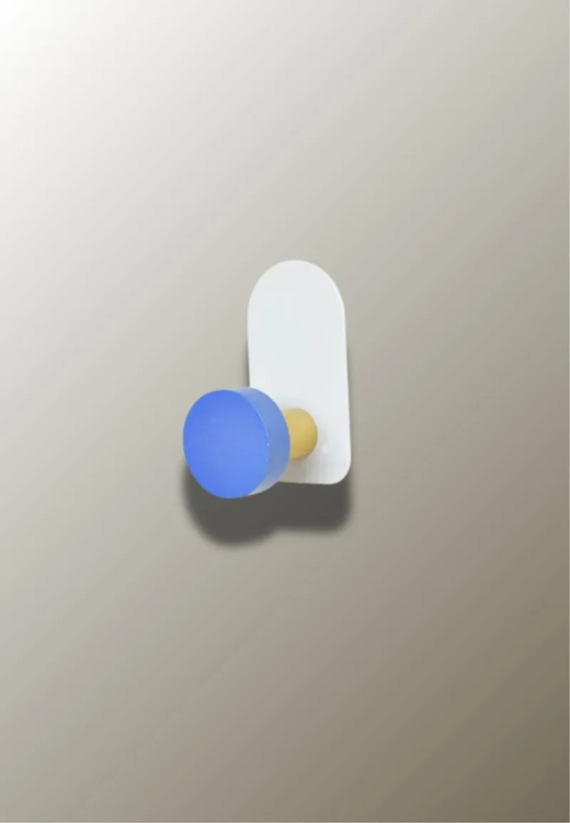 Patère porte manteau pour enfant Point bleu