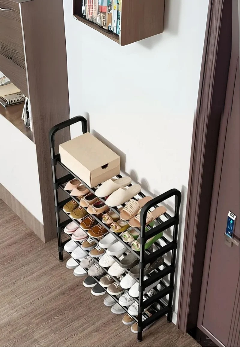 Meuble porte manteau chaussure Immeuble 7 étagères