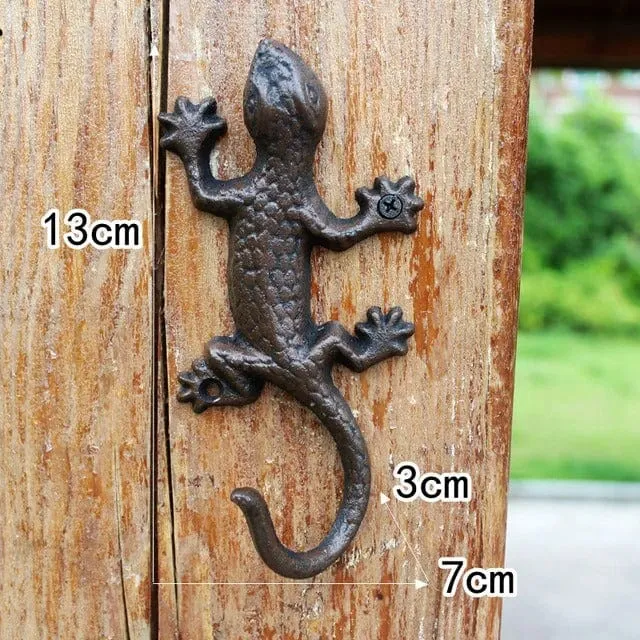 Patère porte manteau Provençal Gecko