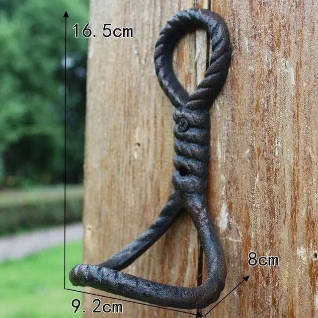 Patère porte manteau Provençal Corde