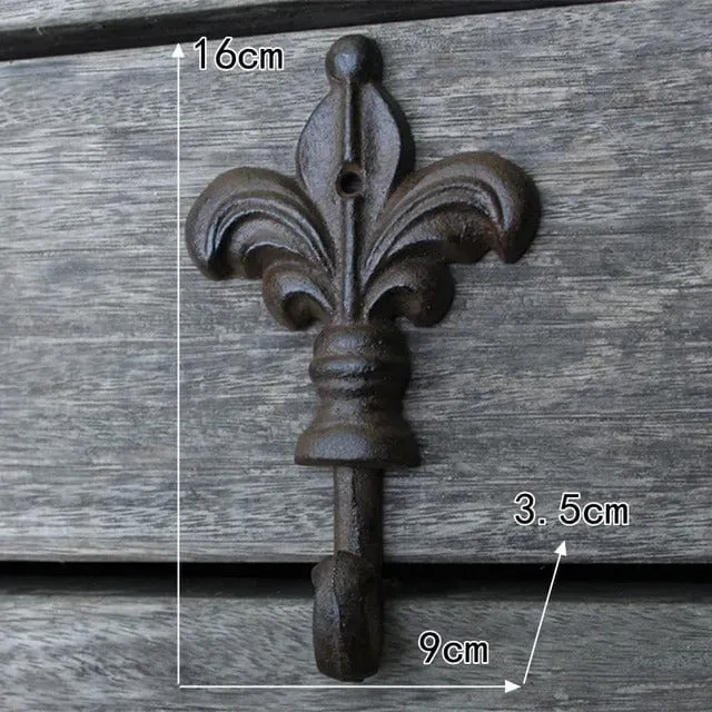Patère porte manteau Provençal Fer de lance 3