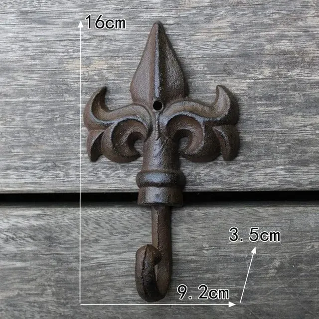 Patère porte manteau Provençal Fer de lance 2
