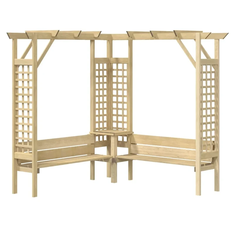 Banc de Jardin avec Treillis