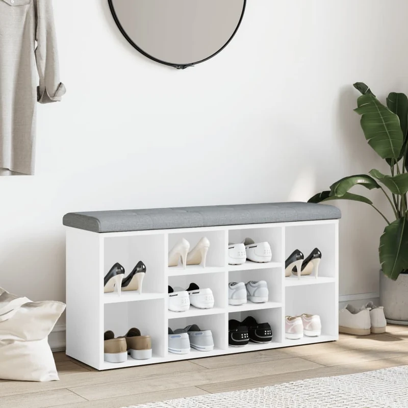 Banc à Chaussures avec Coussin