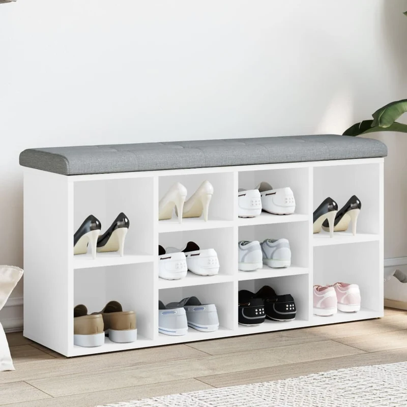Banc à Chaussures avec Coussin