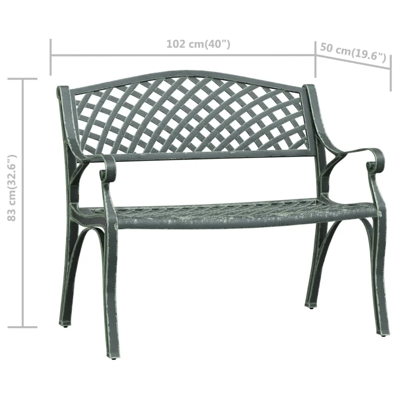Banc de Jardin Aluminium