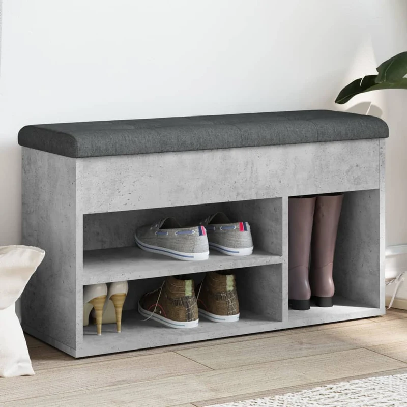Banc à Chaussures Gris