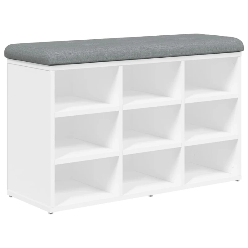 Banc à Chaussures Blanc