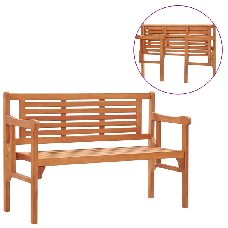 Banc de Jardin en Bois Pliable