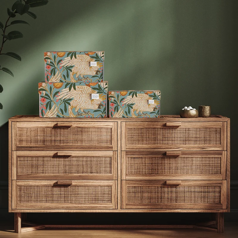 Cockatoo & Pomegranate Storage Box Kerst