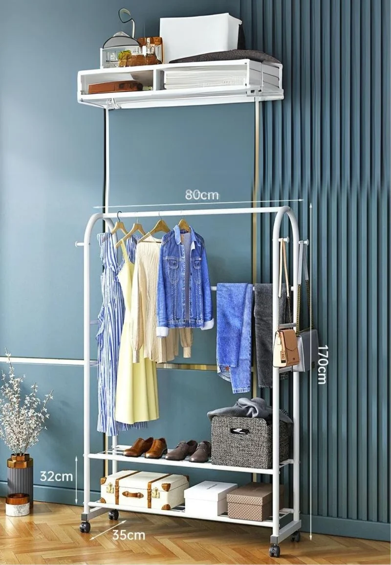 Meuble porte manteau chaussure Luxe Blanc Petit