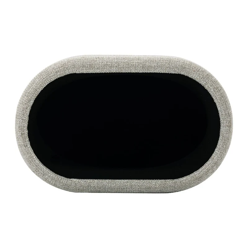 Banc coffre tissu chenillé beige