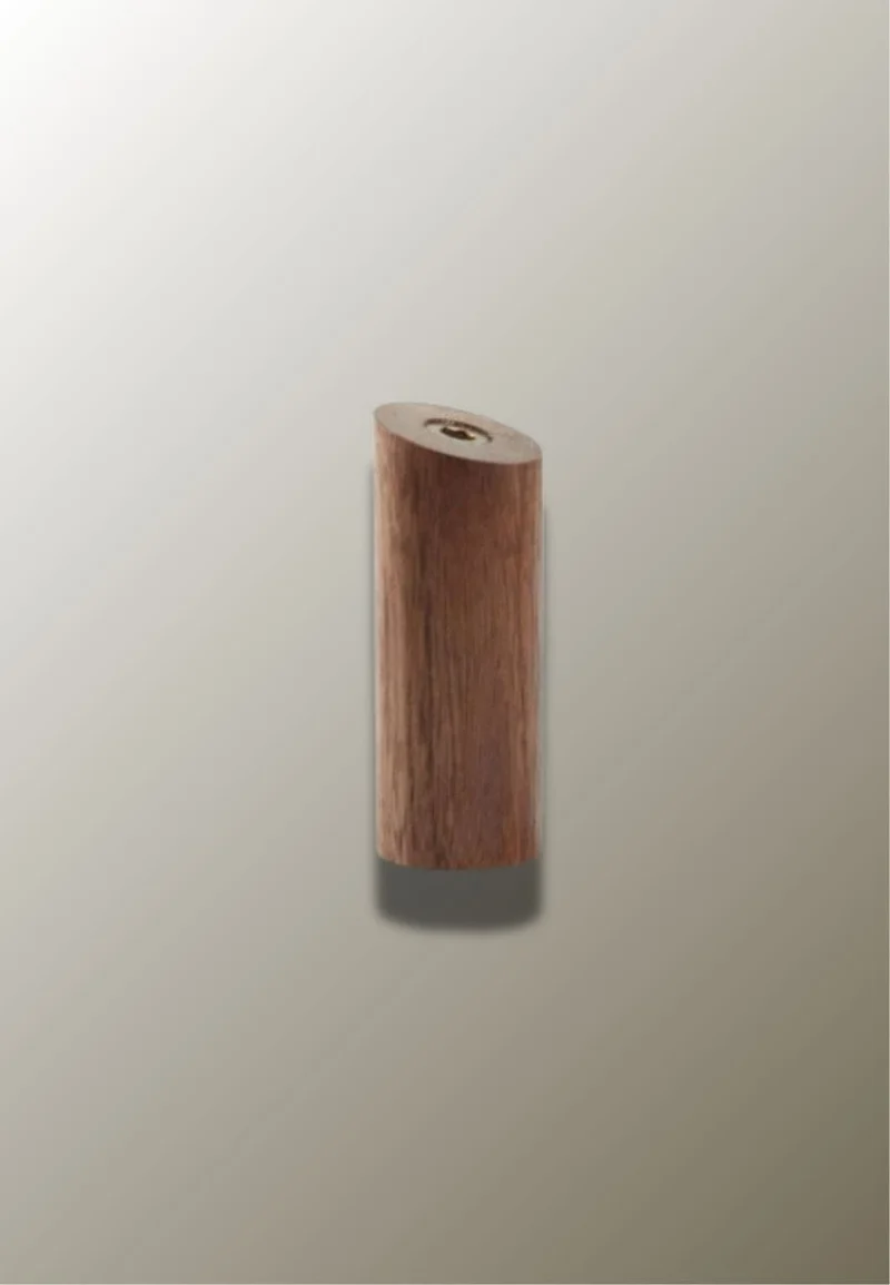 Patère porte manteau en bois foncé Moyenne Branche