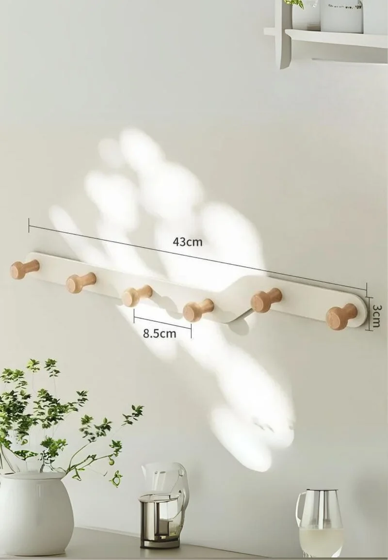 Porte manteau mural Z en 6 Points