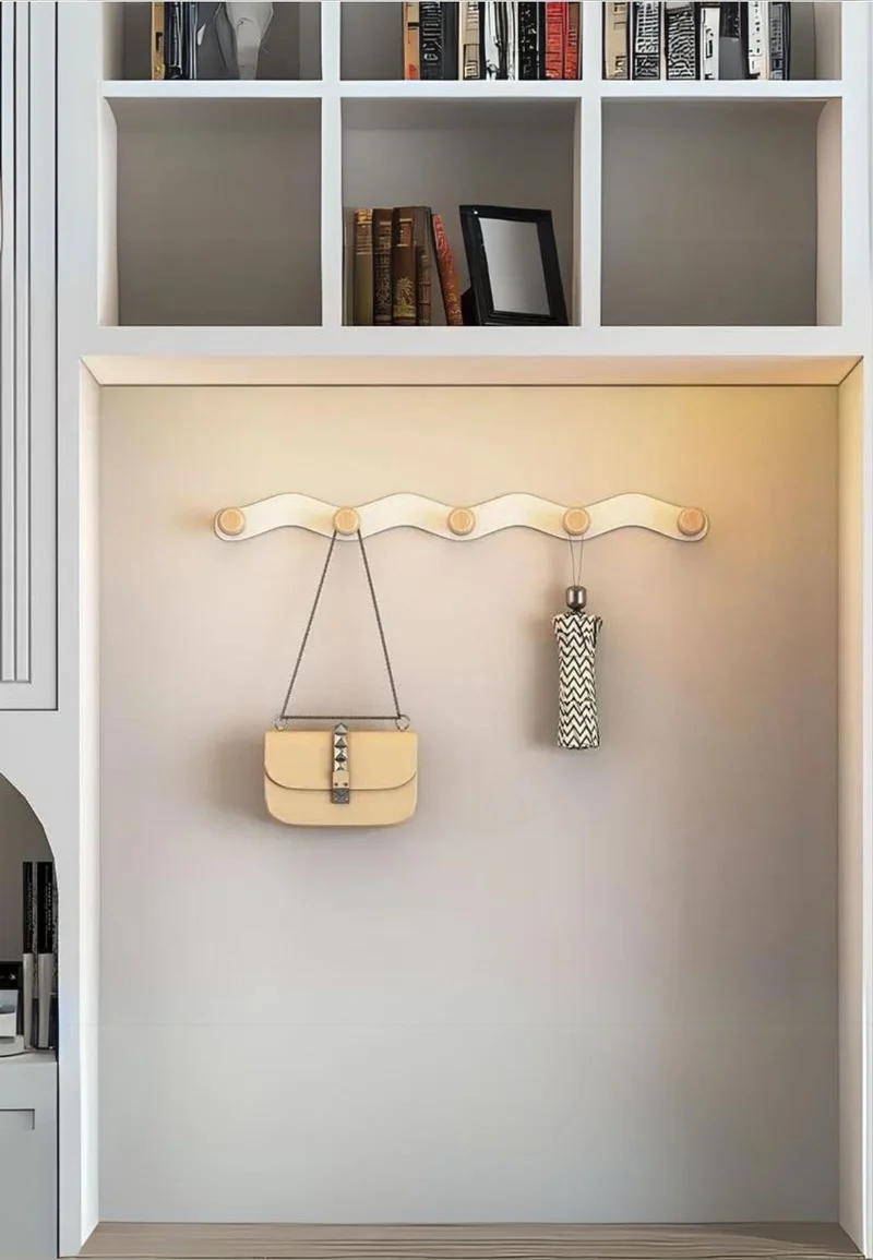 Porte manteau mural Vague en 4 Points