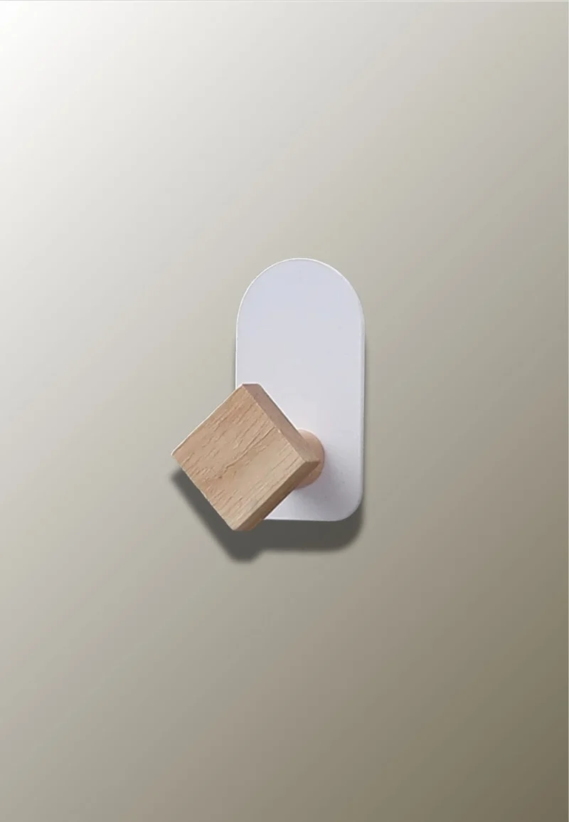 Patère porte manteau pour enfant Losange en bois