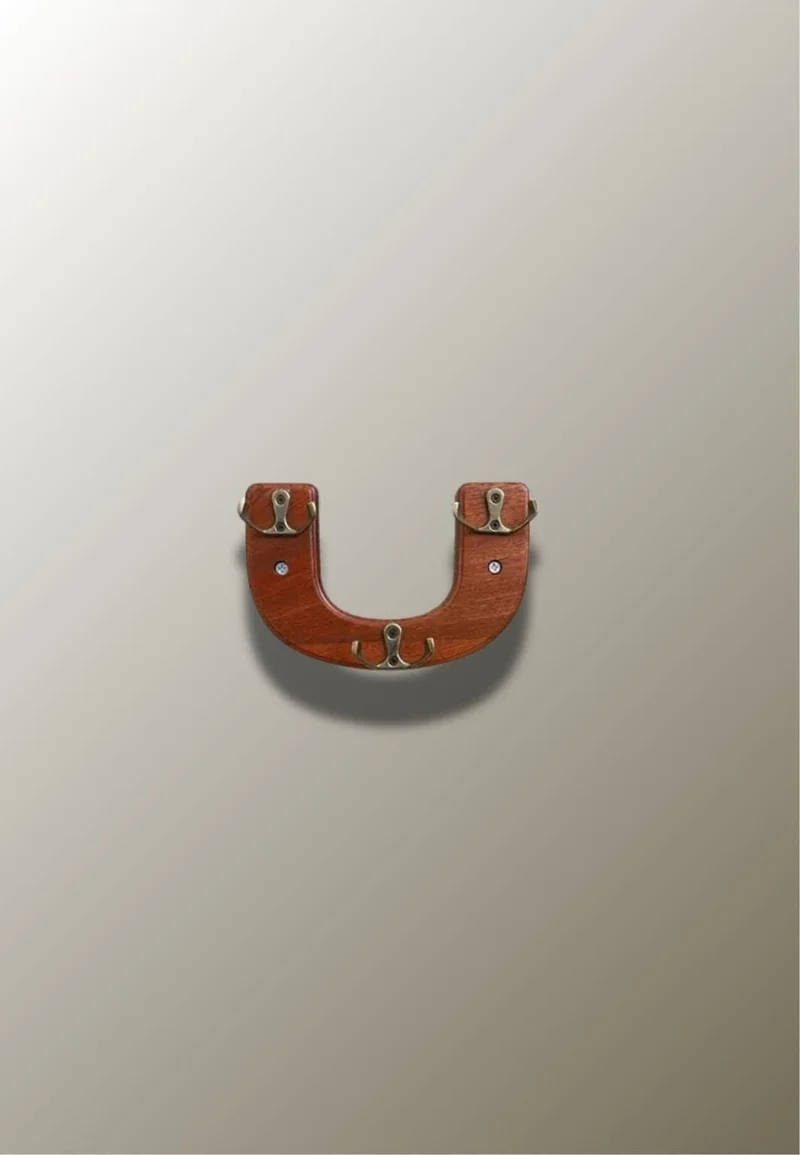Porte manteau mural en bois du navire U