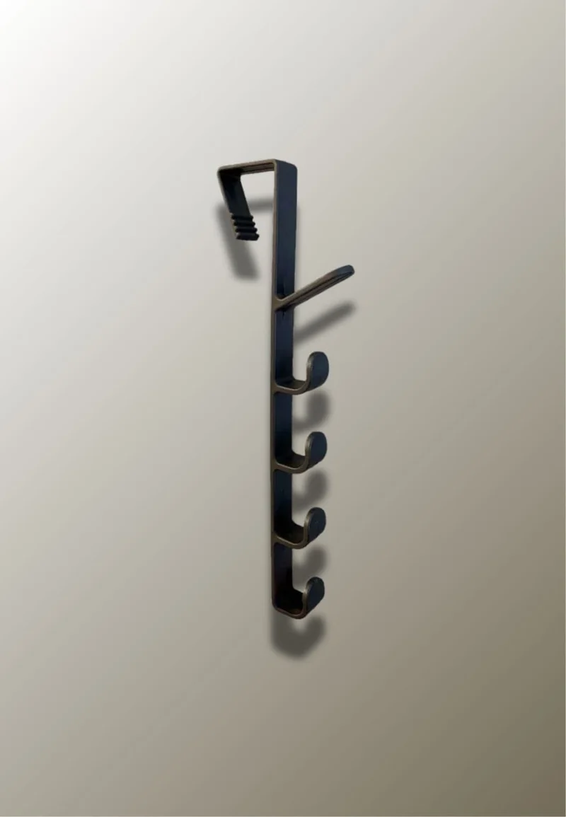 Porte manteau porte Vertical Noir