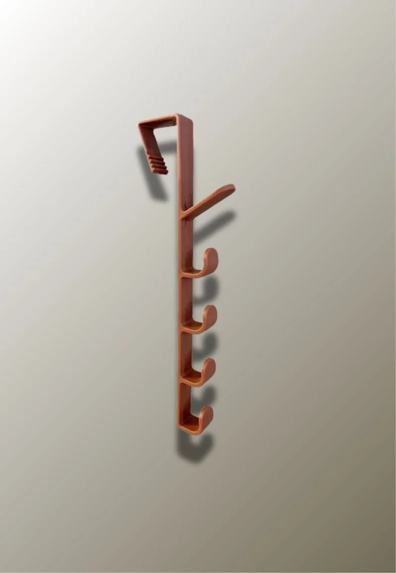 Porte manteau porte Vertical Café