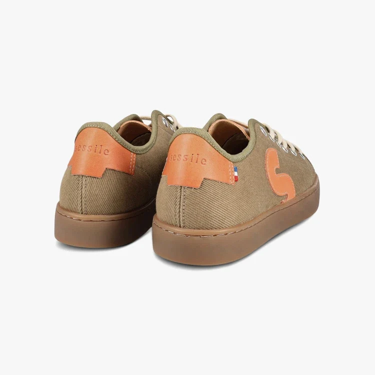 Basket française Aloé Kaki