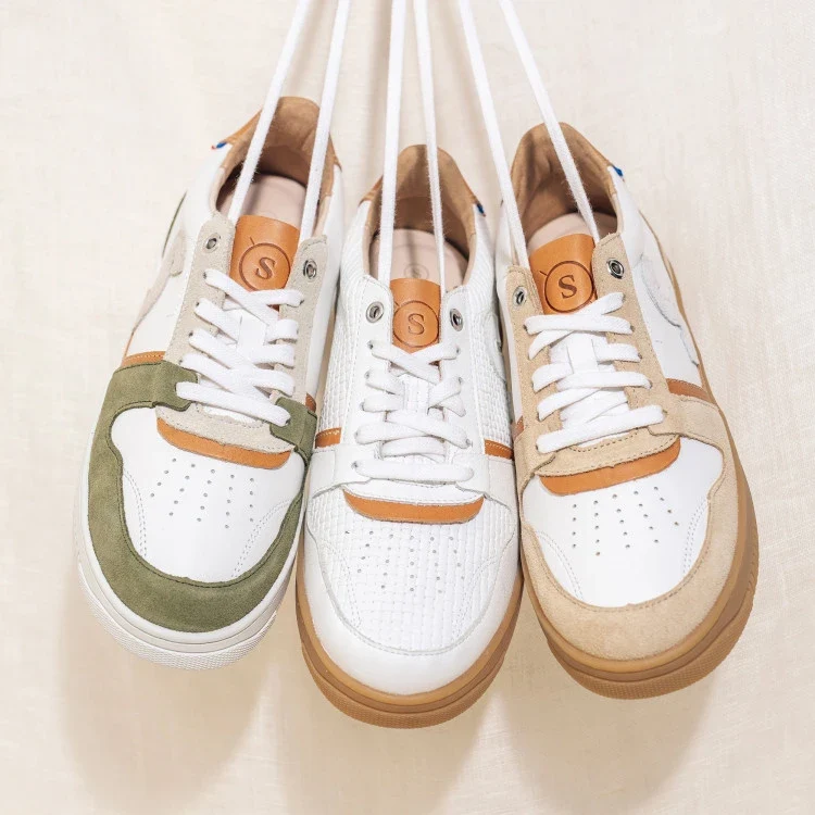 Basket Belis Blanc Beige