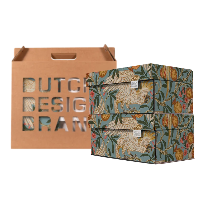 Cockatoo & Pomegranate Storage Box Small