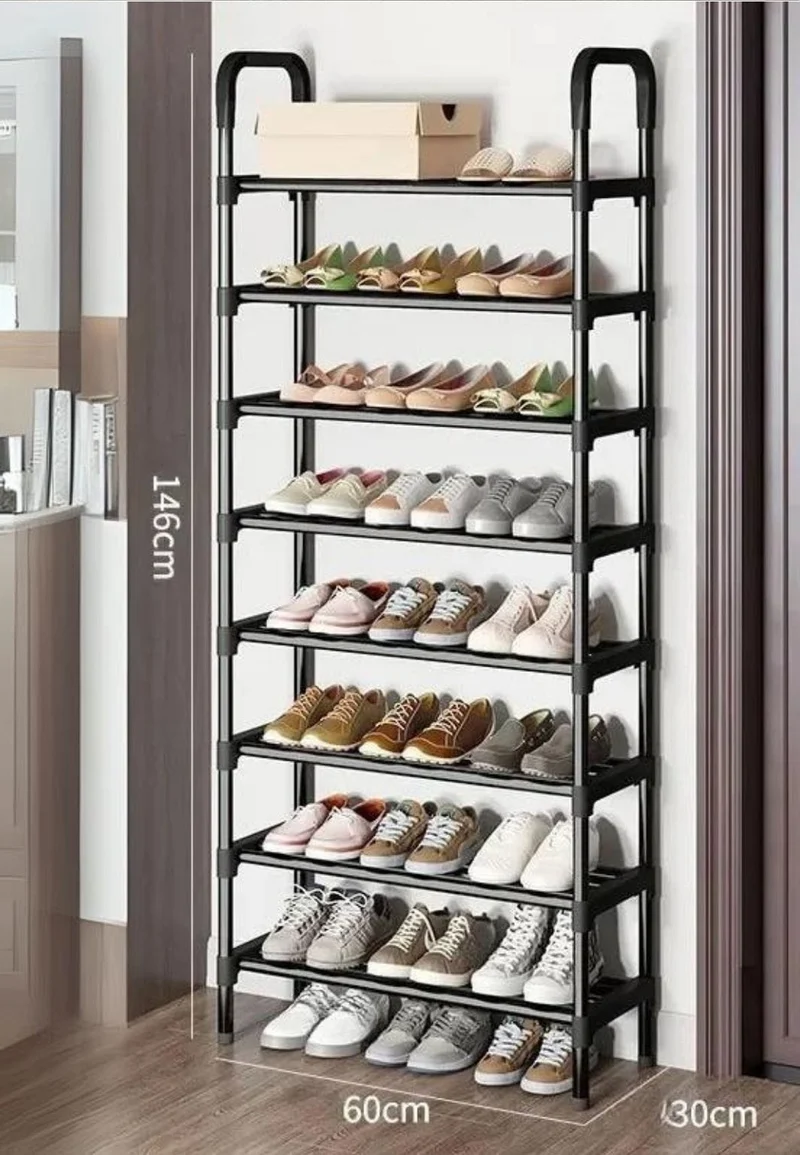 Meuble porte manteau chaussure Immeuble 8 étagères