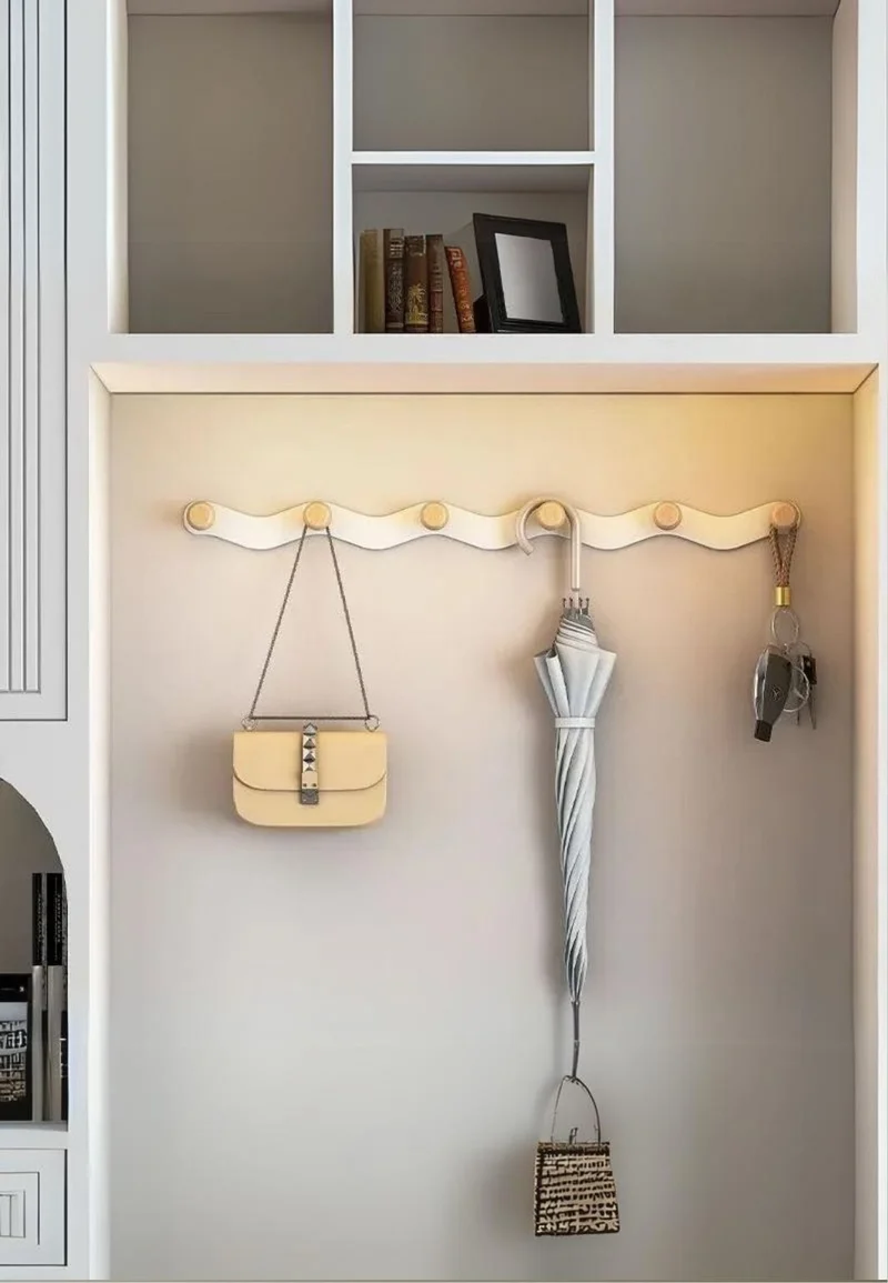 Porte manteau mural Vague en 6 Points