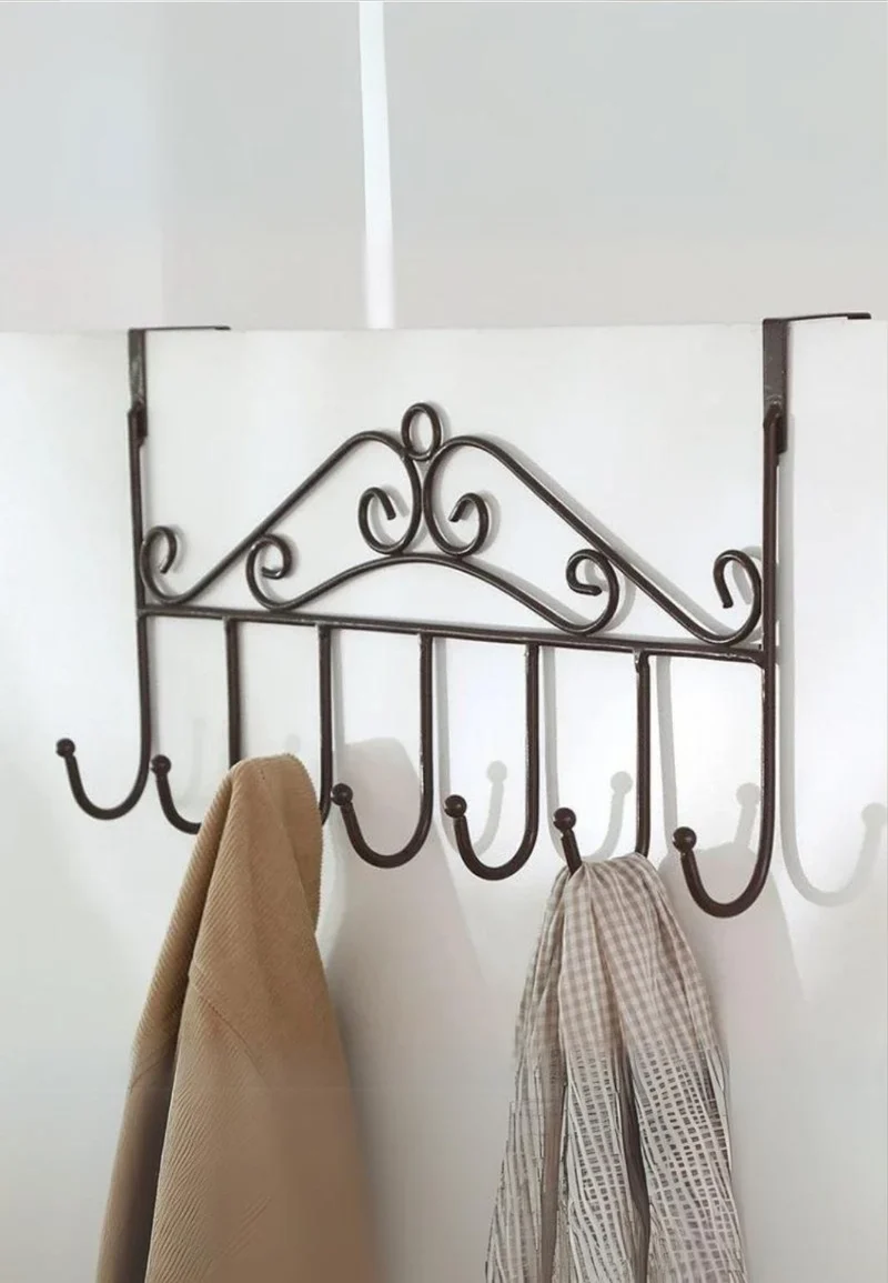 Porte manteau porte Portail Noir