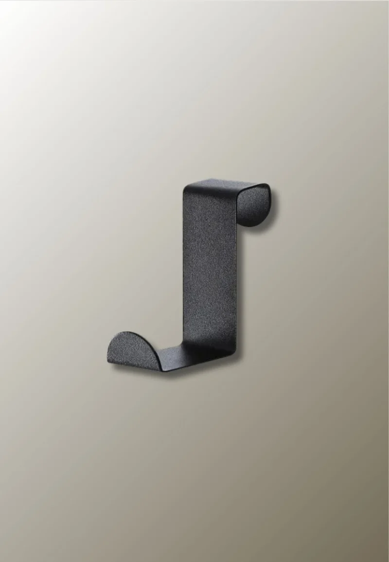 Porte manteau porte 1 Pièce Noire