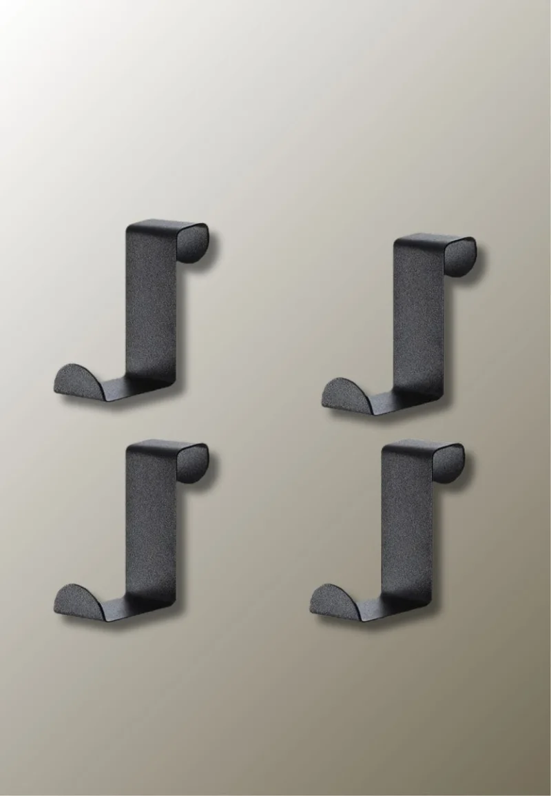 Porte manteau porte 4 Pièces Noires