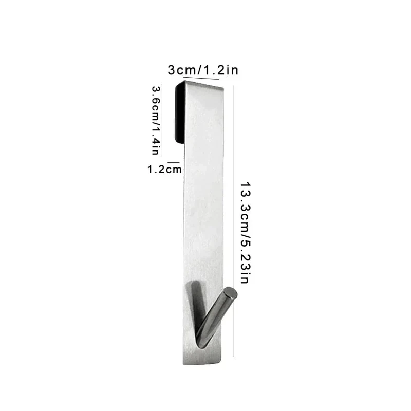 Porte manteau porte Petit Pic Incliné Métallique