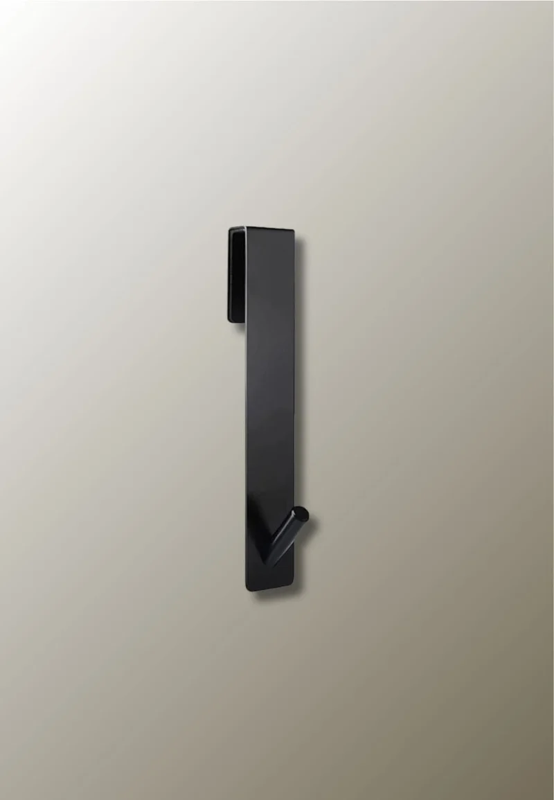 Porte manteau porte Grand Pic Incliné Noir