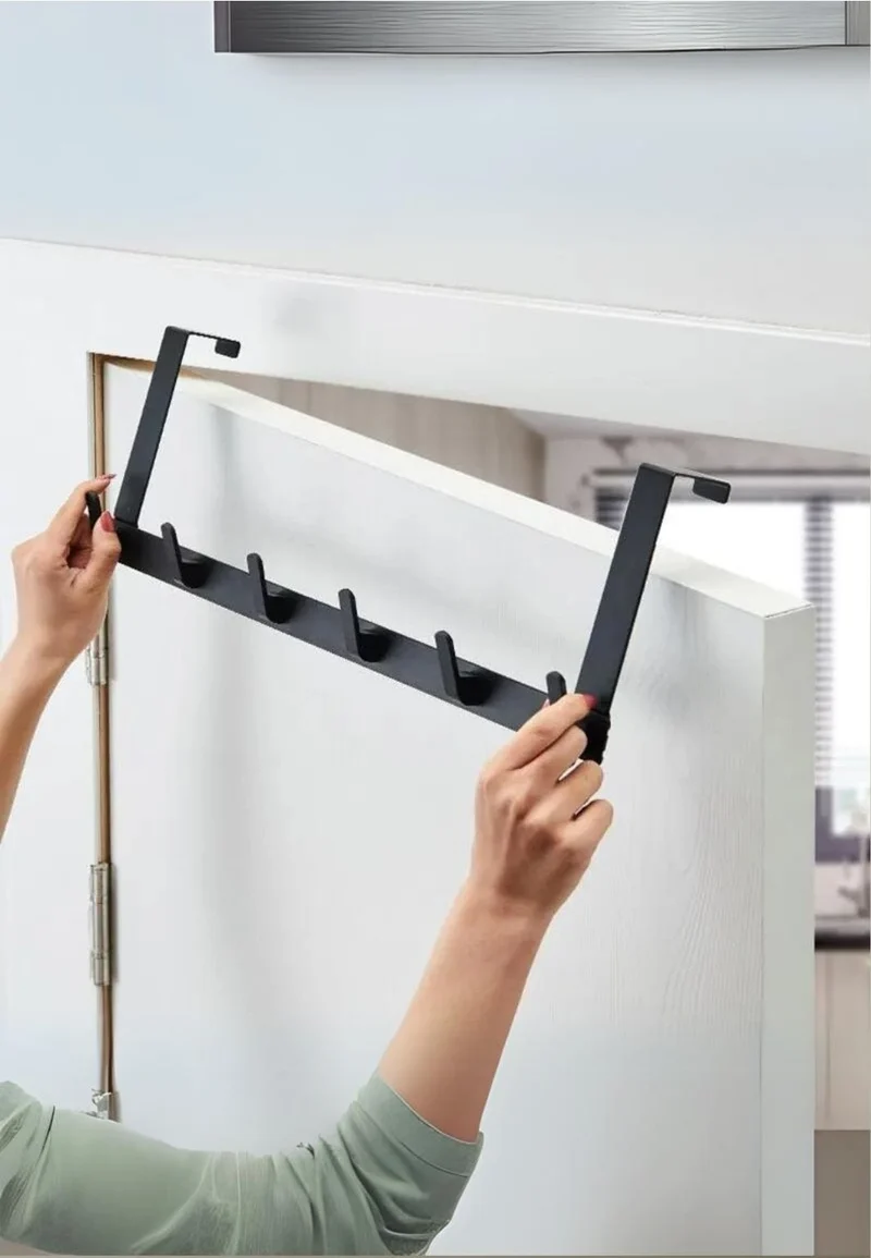 Porte manteau porte Rangée Noire