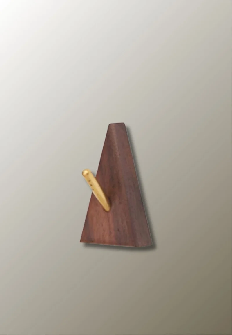 Patère porte manteau Triangle en bois