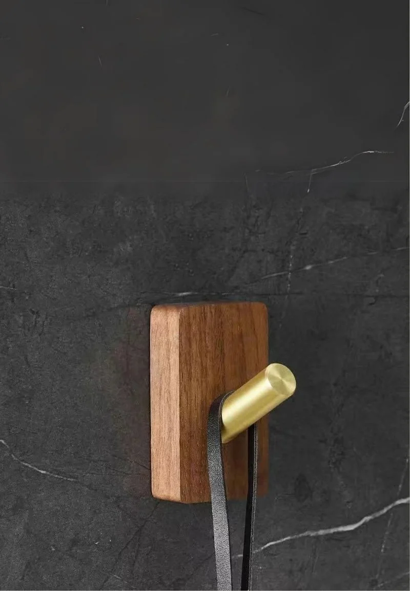 Patère porte manteau design Salle de bain Pic Doré
