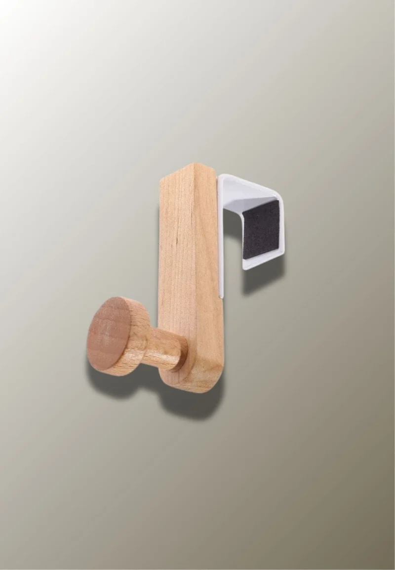 Porte manteau porte En bois Crochet Circulaire