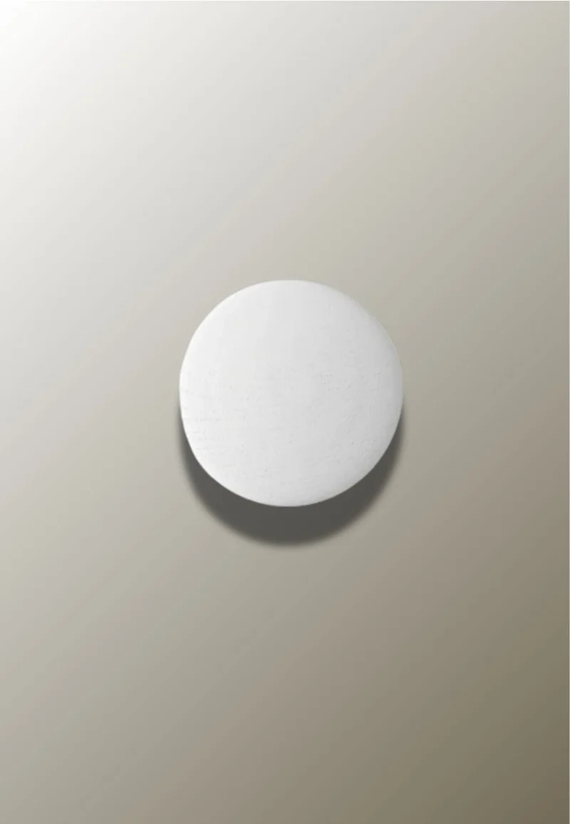 Patère porte manteau Circulaire Blanc