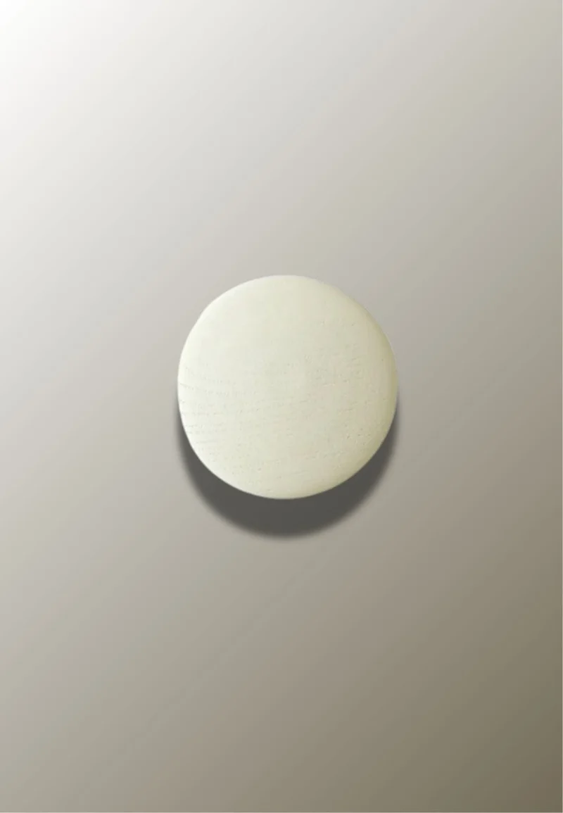 Patère porte manteau Circulaire Blanc Cassé