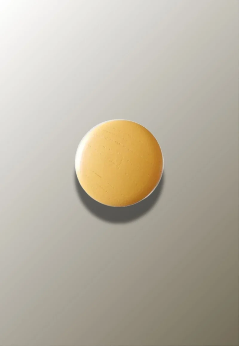 Patère porte manteau Circulaire Jaune