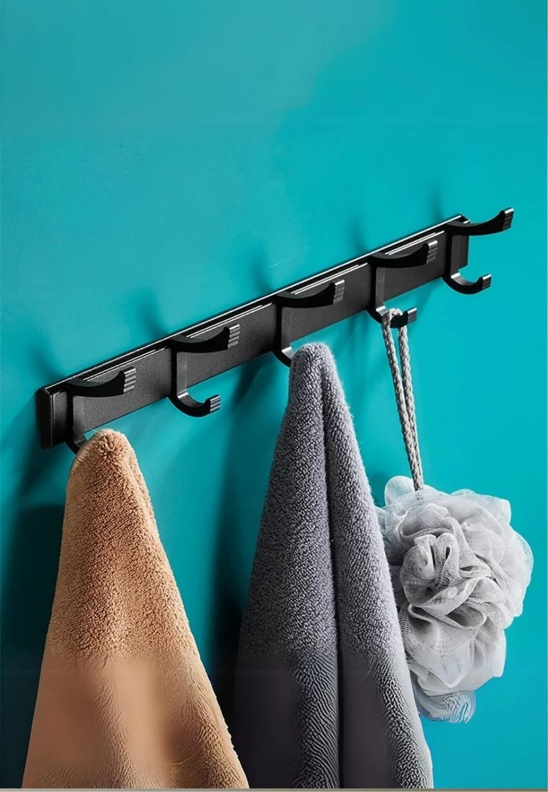 Porte manteau mural 5 Double crochets