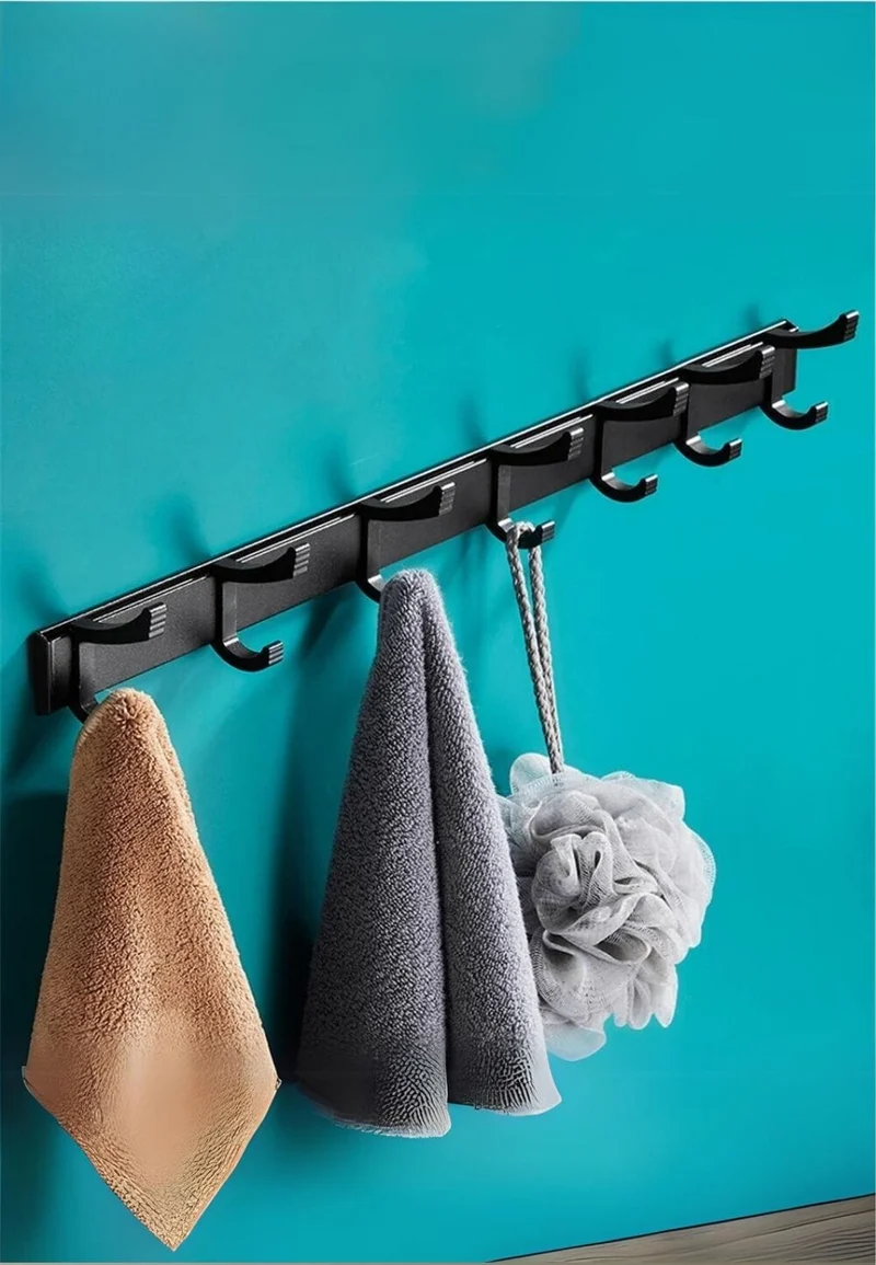 Porte manteau mural 7 Double crochets