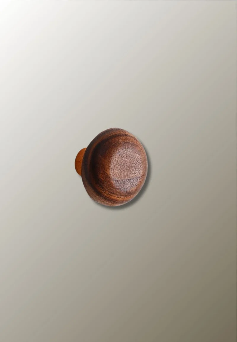 Patère porte manteau en bois Champignon